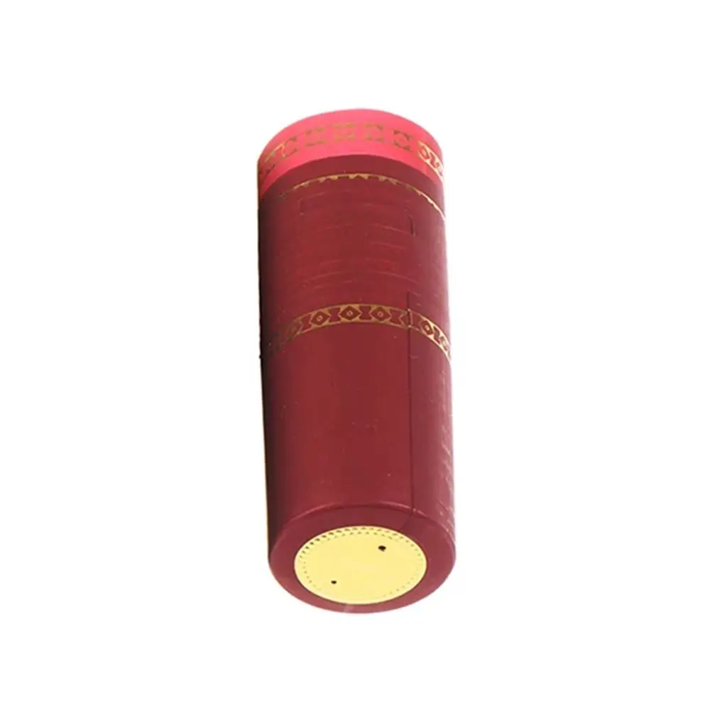 50Pcs Heat Shrink PVC Wine Bottle Cover Airtight Shrinking Film Home Bar Supplies Heating Shrinkable Caps PVC Bottle Cap