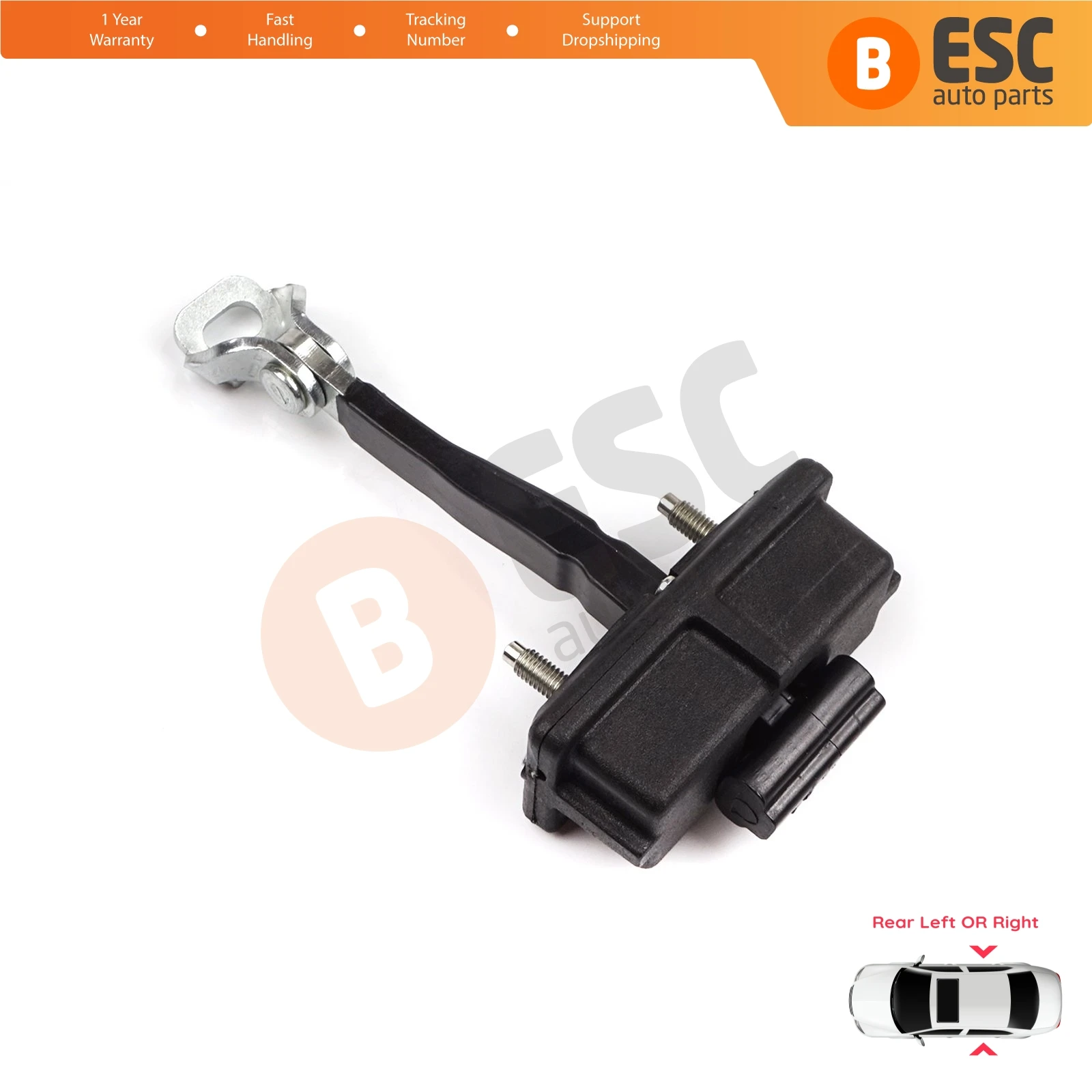 EDP1276 Rear Left or Right Door Catch Hinge Brake Stop Check Strap Limiter for Fiat Punto Evo Grande Punto 199 51961552