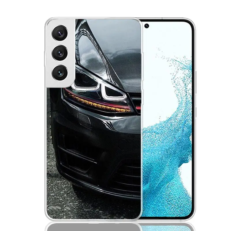 Sport Car Golf R 7 Phone Case For Samsung Galaxy S24 S23 S22 S21 FE S20 Ultra S10 Plus S10E S9 S8 + Art Customized Coque Capa