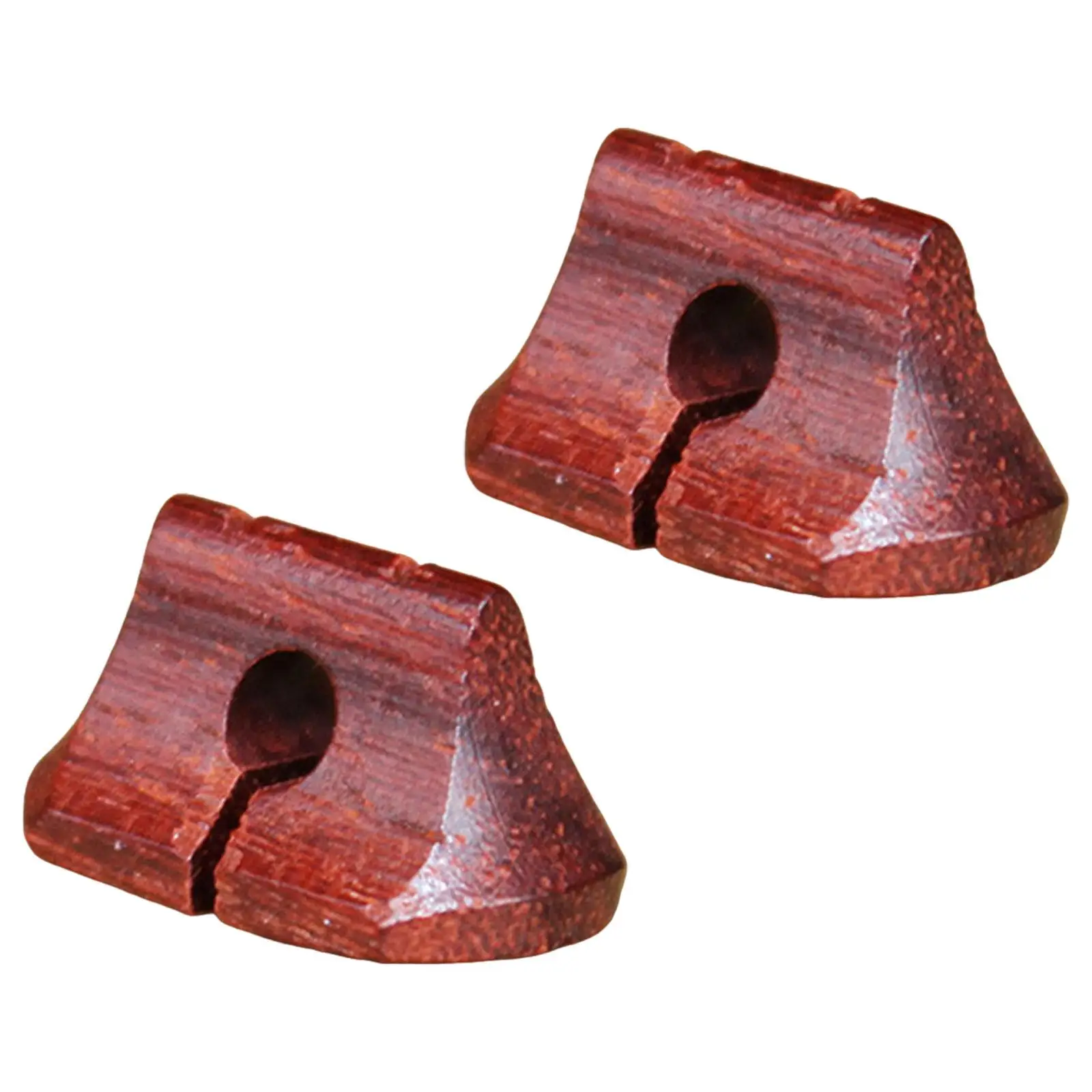 2 Pieces Chinese Erhu Bridge Erhu String Code Erhu Accessories, Replacement Violin Wooden Bridge, for Chinese Erhu Parts Accs