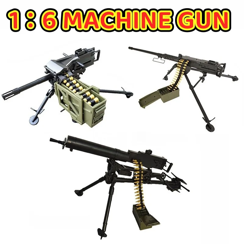 Mitrailleuse lourde M2 Browning G08 Maxim MK19, lanceur de Grenade, modèle de Simulation de l'armée américaine pour figurine d'action, jouet à assembler, 1/6