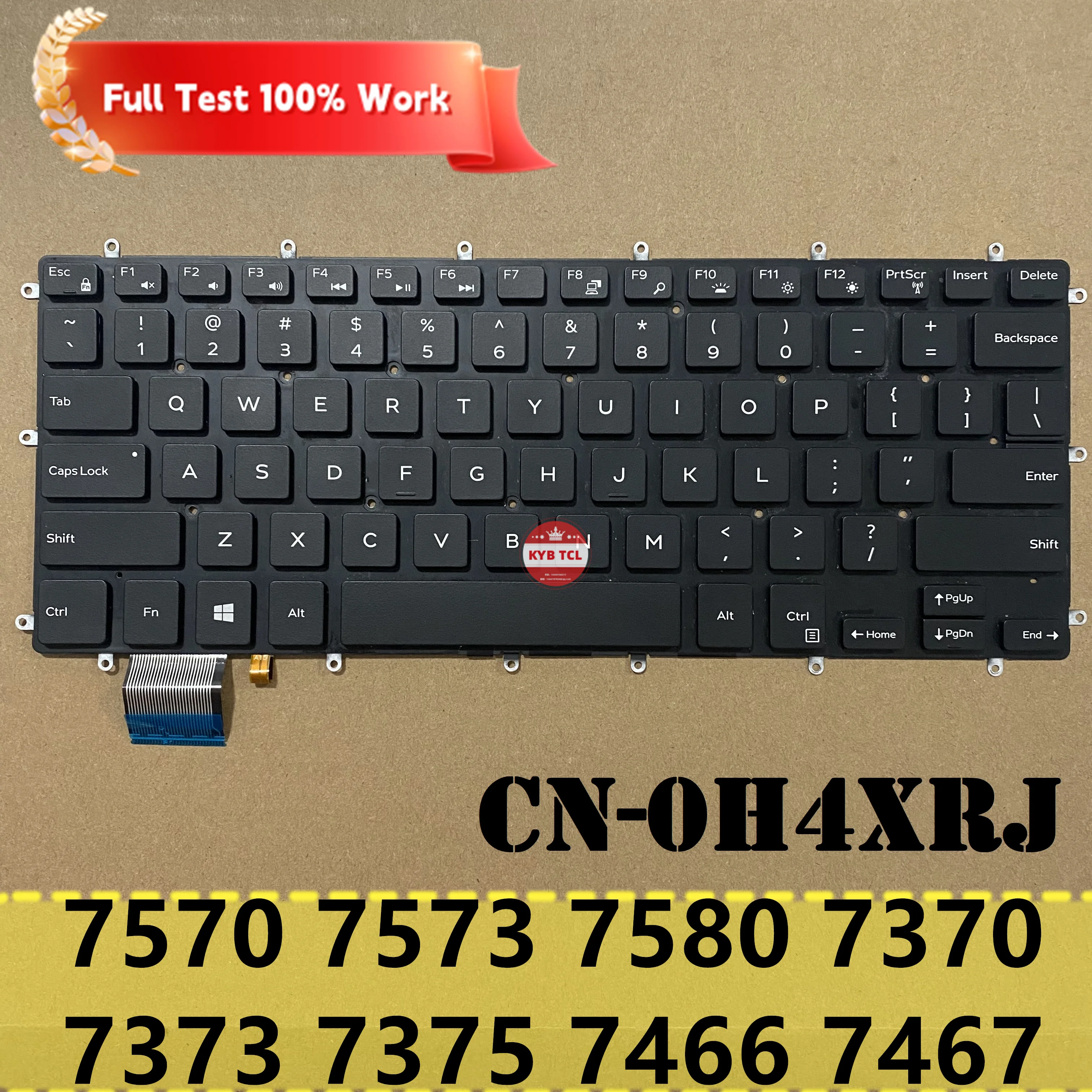 Imagem -01 - Laptop Series Notebook pc Teclado Dell Inspiron 7570 7573 7580 7370 7373 7466 7467 0h4xrj H4xrj Cn0h4xrj laptop series notebook pc teclado dell inspiron 7570 7573 7580 7370 7373 7466 7467 0h4xrj h4xrj cn0h4xrj 01