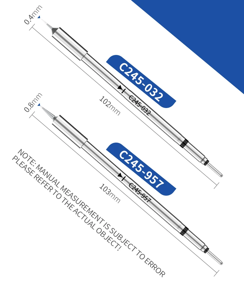 C245 Tip-Set für JBC Lötstation C245-758 C245-759 C245-406 C245-407 C245-032 C245-774 C245-773 C245-061 – Detail 18