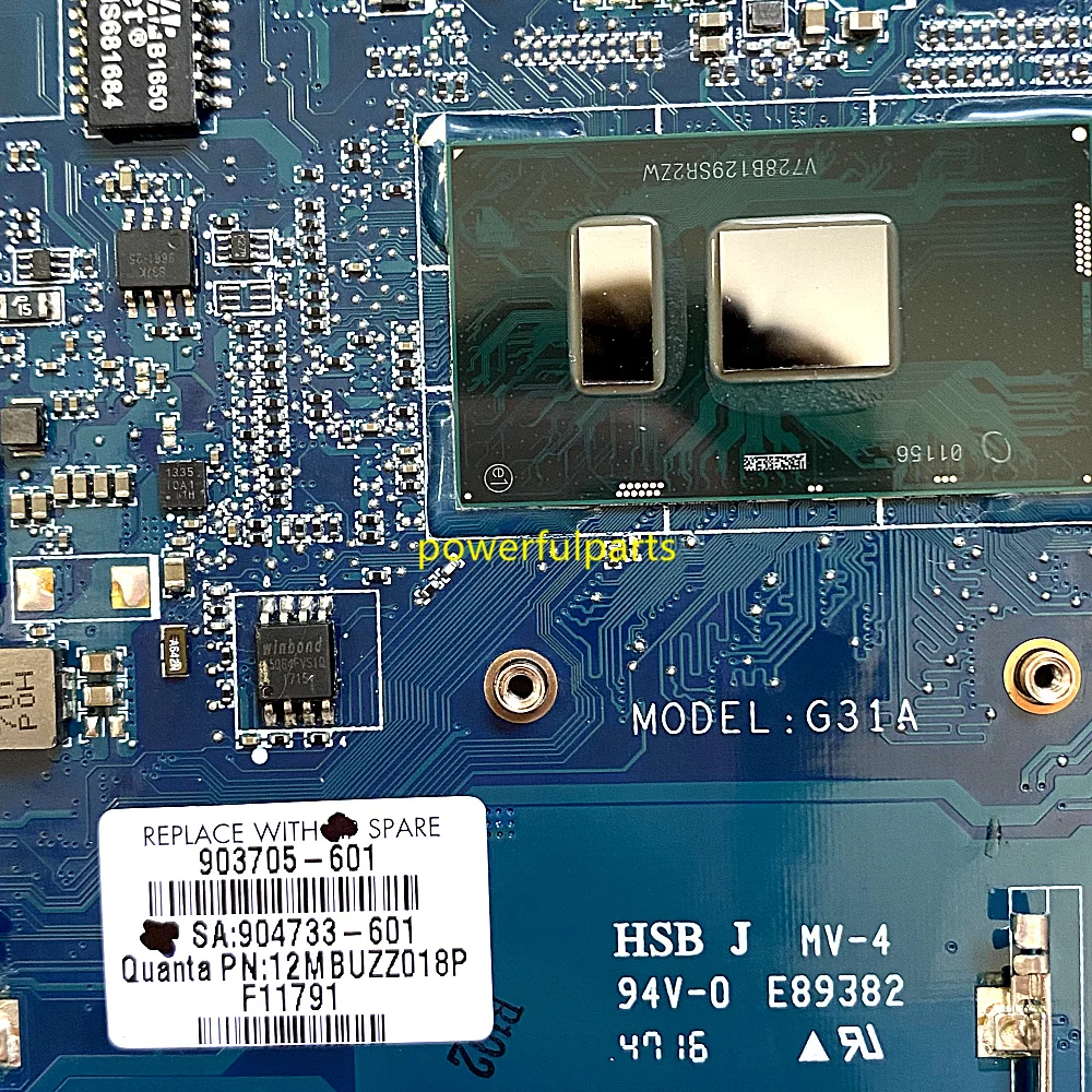 Imagem -04 - Placa-mãe Portátil para hp Pavilion 14-al Mainboard 4405u I36100u I37100u 903705-601 855832-601 Funcionando Perfeito Dag31amb6d0