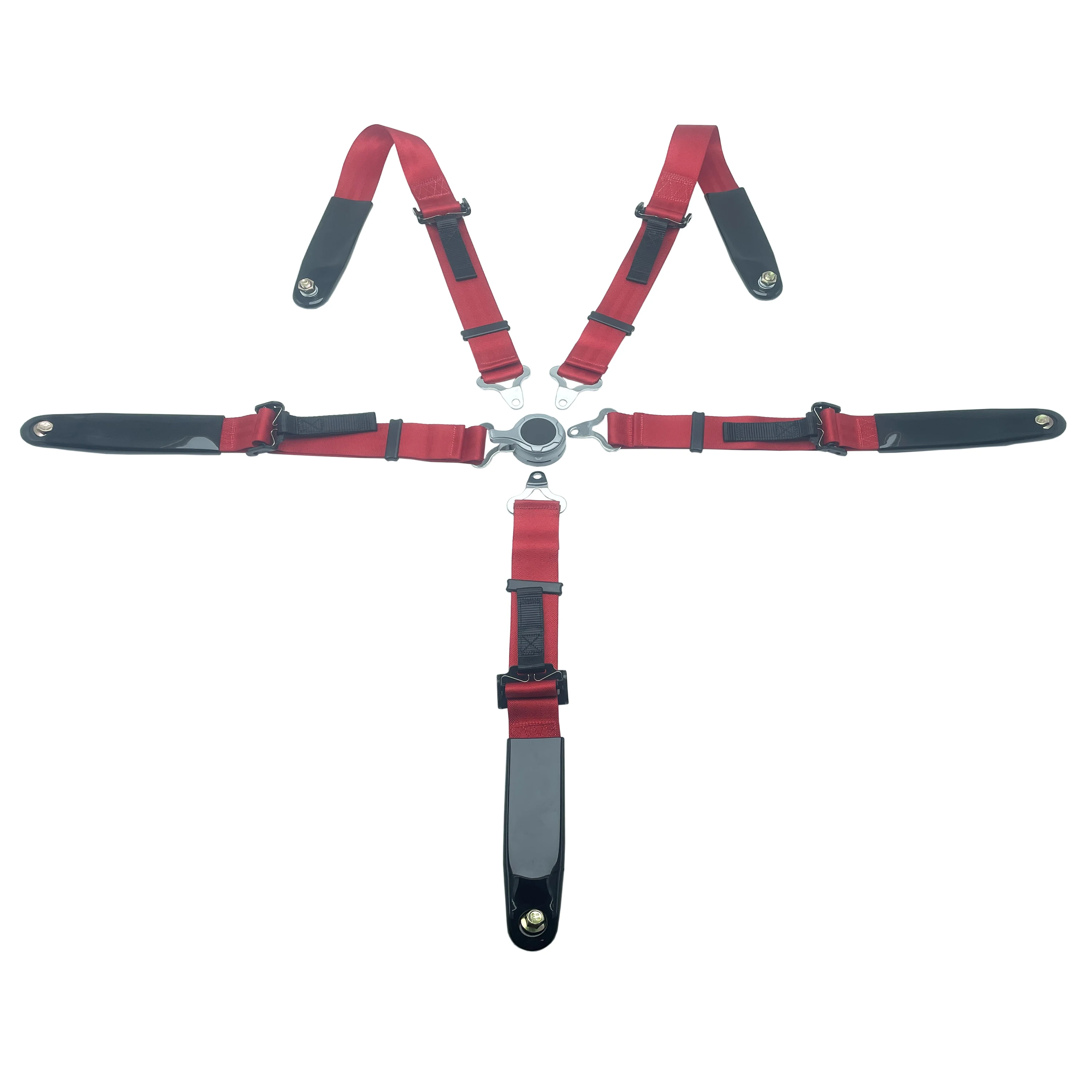 

Sainuo Five-Point Racing Seat Safety Belt High-Strength Aluminum Alloy for Modified Racing Cars