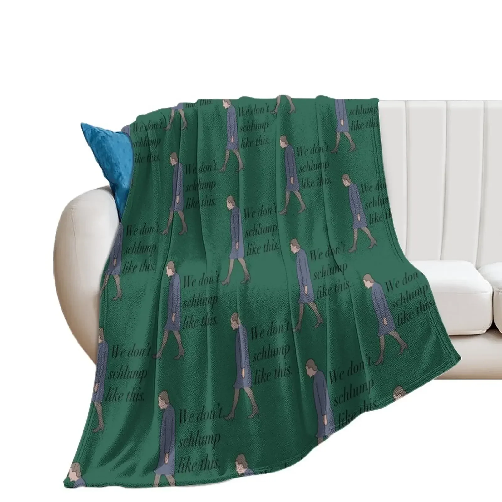 We don’t schlump like this Princess Diaries quote Queen Clarisse Mia Thermopolis Genovia Throw Blanket anime Blankets