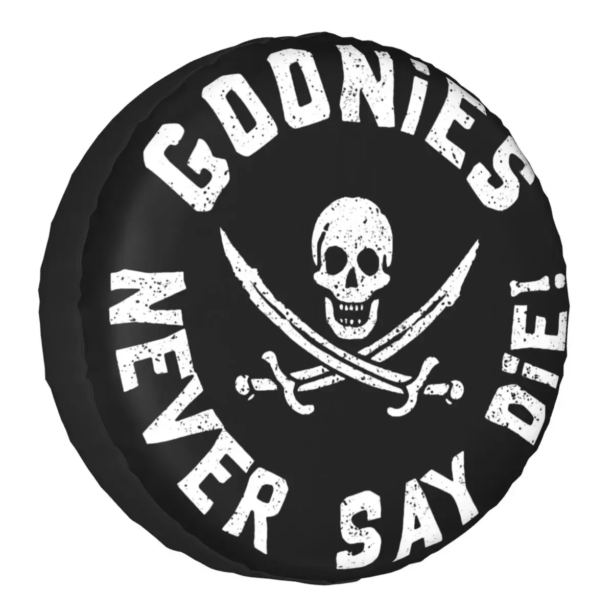 The Goonies Spare Tire Cover for Jeep Never Say Die Sloth Chunk Fratelli Skull Pirate SUV RV Camper Car Wheel Protectors