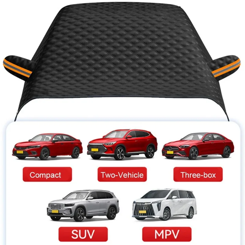 1 Pcs Car Snow Cover Windscreen Snow Cover Winter Outdoor Waterproof Car Sun Visor Anti Ice Frost Auto Windshield Sunshade image 5