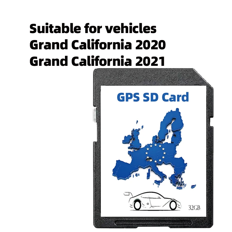 

Use For VW Grand California 2020 2021 Car Navigation SD Map Memory Card Cover EU UK UA Germany France Poland