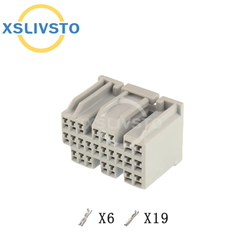1Set 25 Pin Auto connector Engine ECU computer board plug 179679-6 For Honda  Isuzu Hitachi excavator