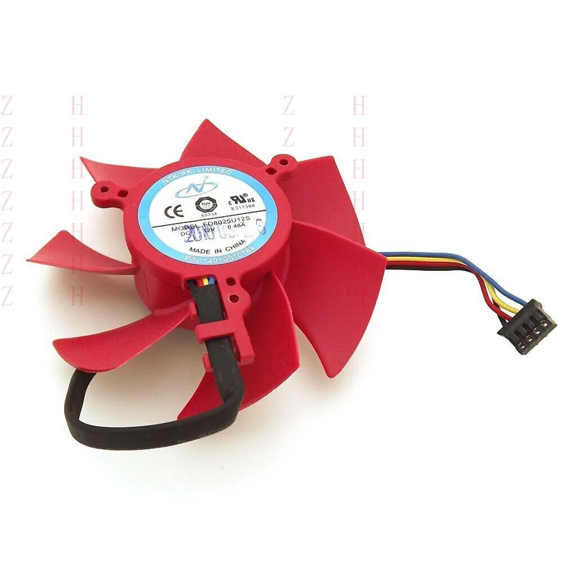 ZHZH для NTK FD8025U12S 12 В 0,48 А 75*39*39 мм XFX HD5870 HD5850 вентилятор охлаждения видеокарты