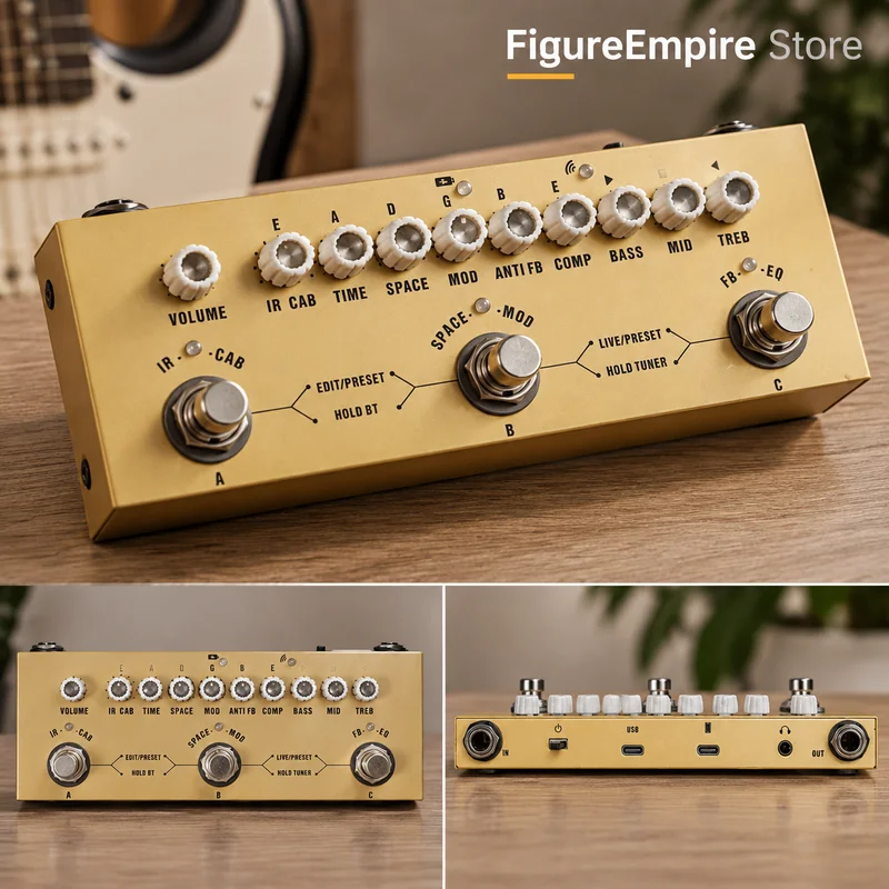 M Vave Mini Guitar Multi Effect Pedal Portable Rechargeable Processor Instrument Accessory For Guitar Playing Gifts