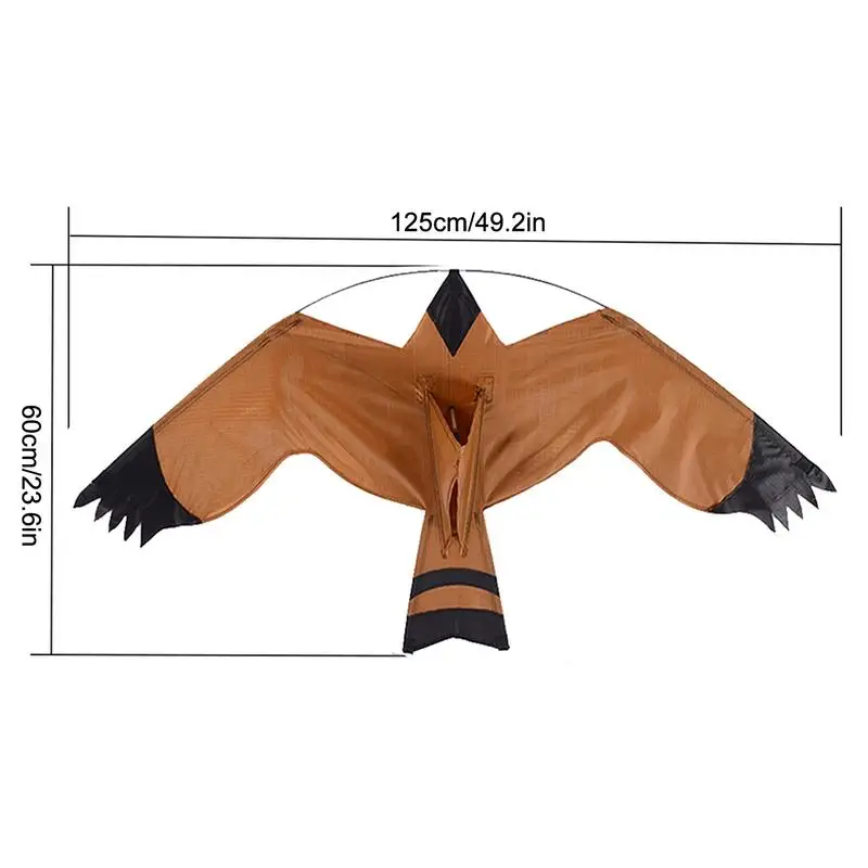 Bird Repellent Eagle Kite Easy To Assemble Emulation Bird Kite for Garden Yard Farm Protect Plants Eagle Paddy Field Kites