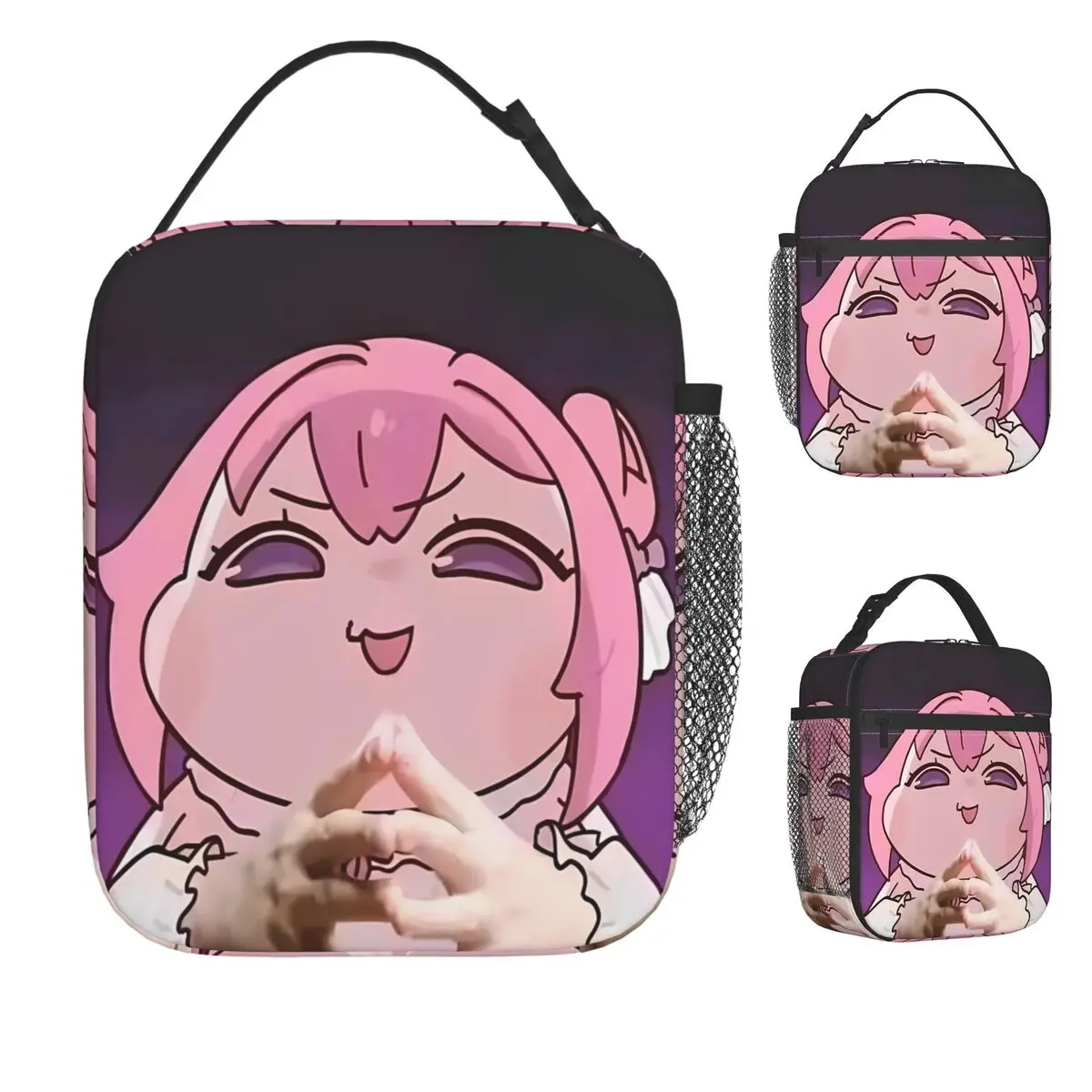 

Doro забавная мем-сумка для обеда, рабочий ланч-бокс для детей, термосумка-тоут с ретро принтом, оксфордская сумка-холодильник