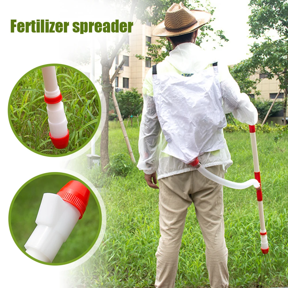 Tool Vegetable Labor Saving Agricultural Manual Dressing Home Single Tube Fertilizer Spreader Multifunctional With Bag Tree Top