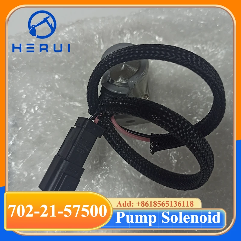 702-21-57500 7022157500 Pump Solenoid for PC300-7 PC400-7 Hydraulic Pump Solenoid Valve