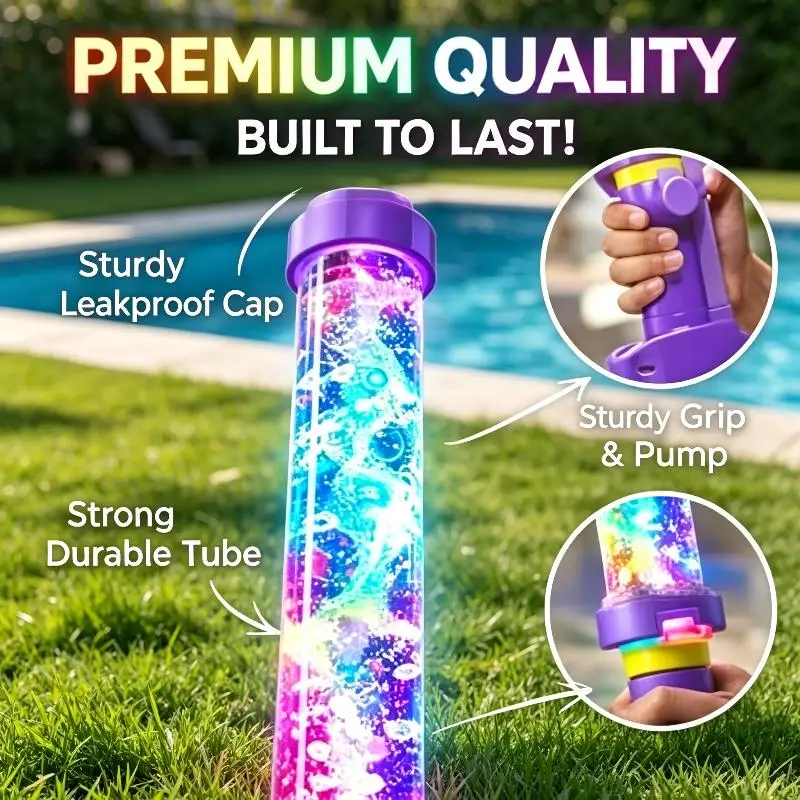 New Glowing Rainbow LED Water Blaster | Summer Fun That Pops Like Magic