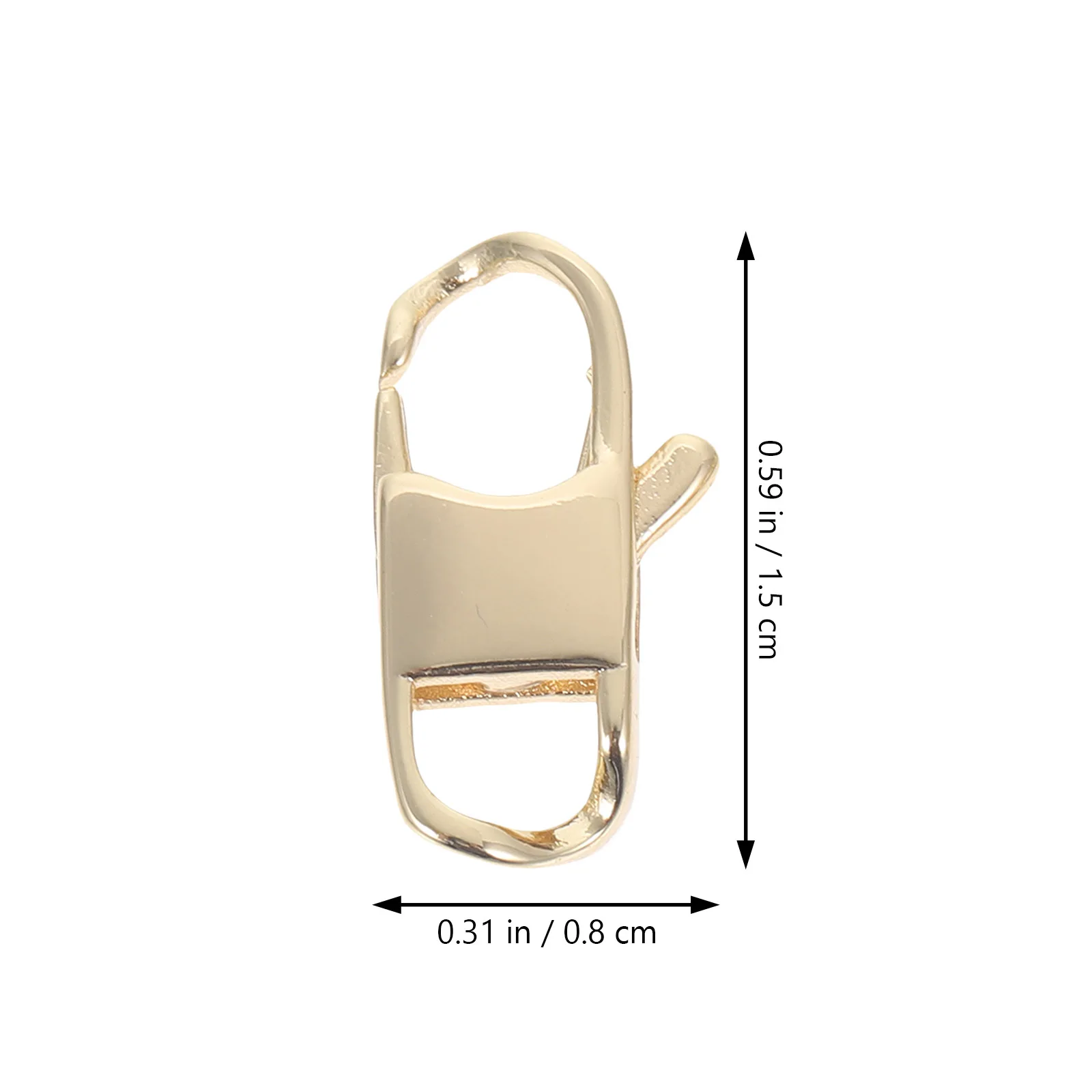 

2Pcs Lobster Clasp Jewelry Buckle Strong Alloy Necklace Bracelet Connector DIY Jewelry Repair and Making Kit Lobster Buckle