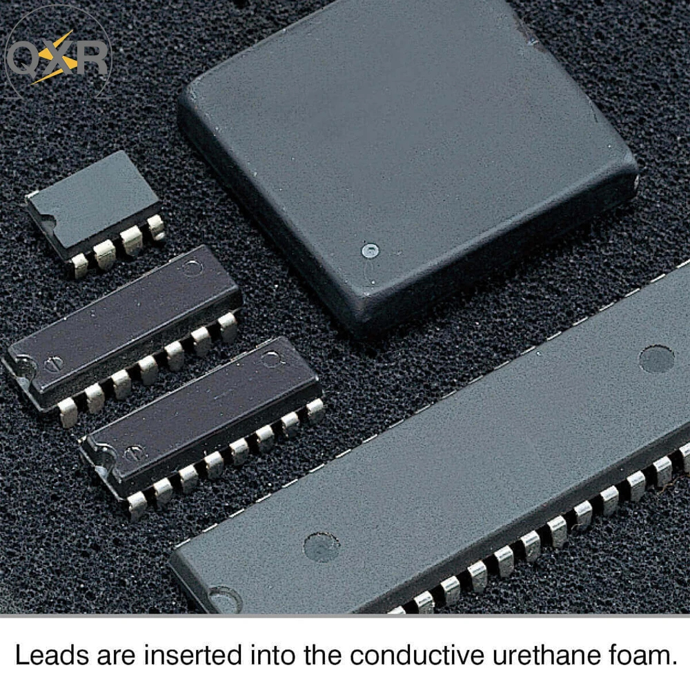 Esd ixpe esponja de baixa densidade elástico algodão placa pcb esteira reparação manutenção suporte solda semicondutor ic chip stora