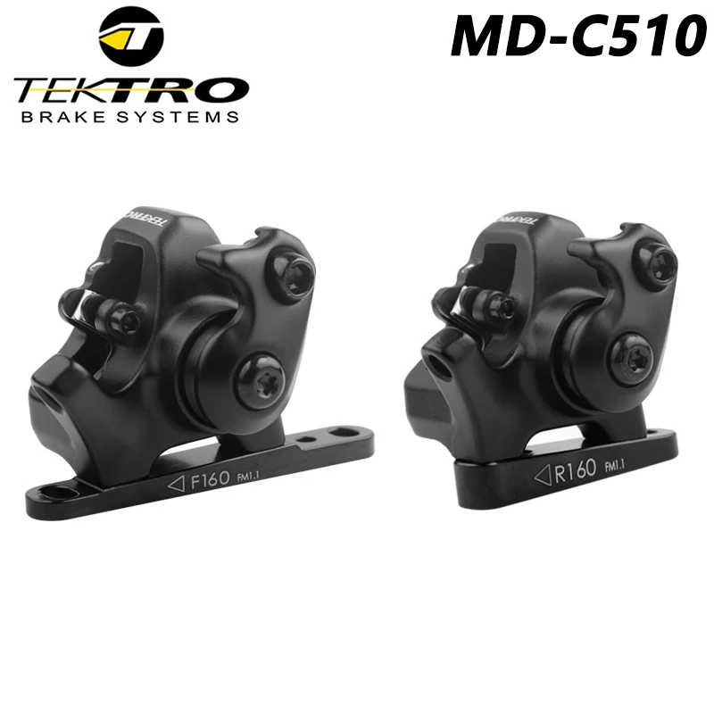 TEKTRO MD-C510 Road Bike front Rear Disc Brake Black Bicycle Mechanical Caliper Disc Brakes Cycling Aluminum Alloy Accessories