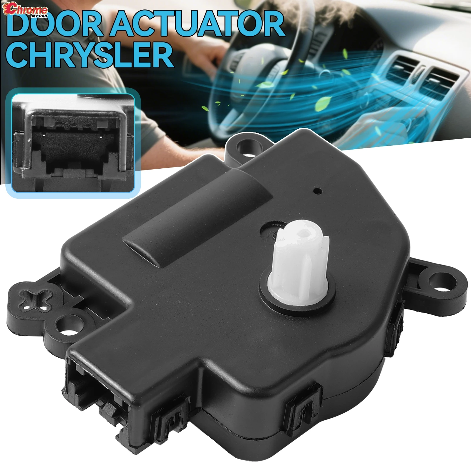 

68018109AA HVAC Air Blend Door Actuator For Chrysler Ram ProMaster 3500 Dodge Avenger Journey 2009-2018 Jeep Compass 2008-2021