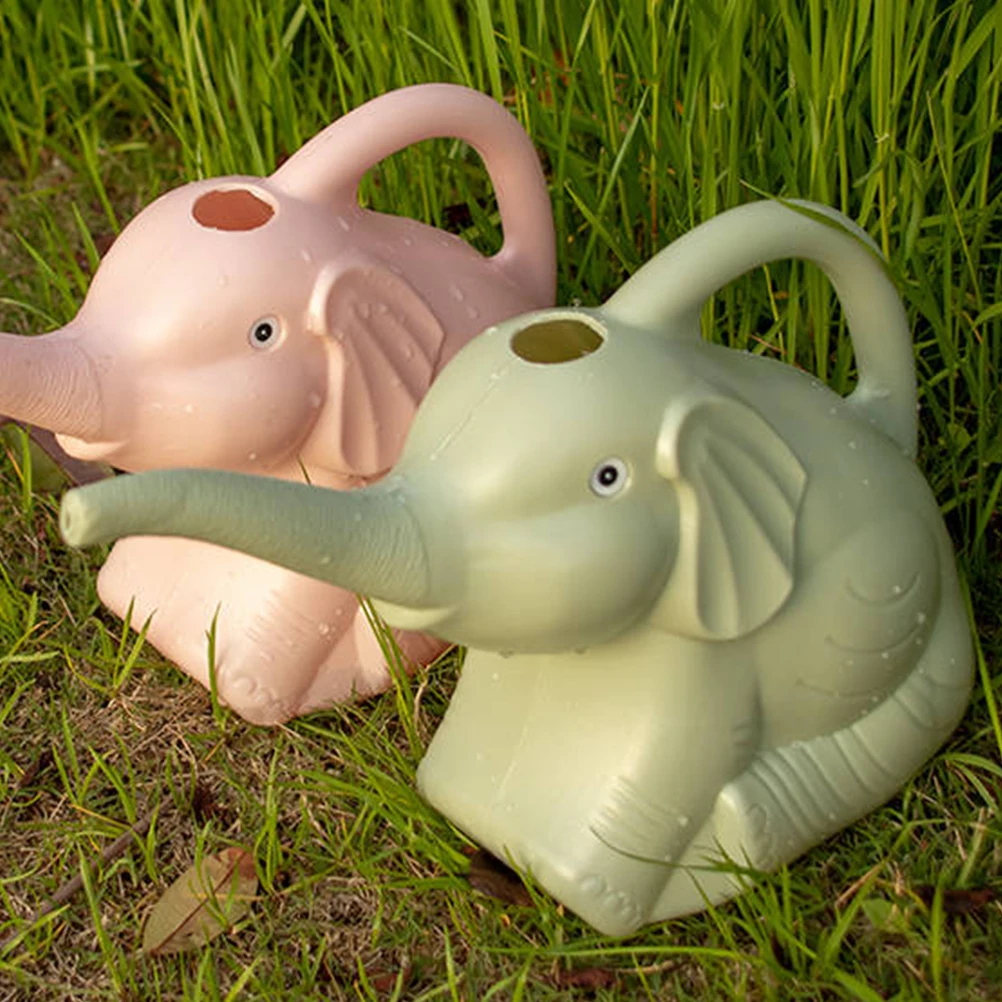 

Adorable Elephant Shaped Watering Child Plants Indoor Vintage Garden Tool Large Capacity Durable PP Plastic