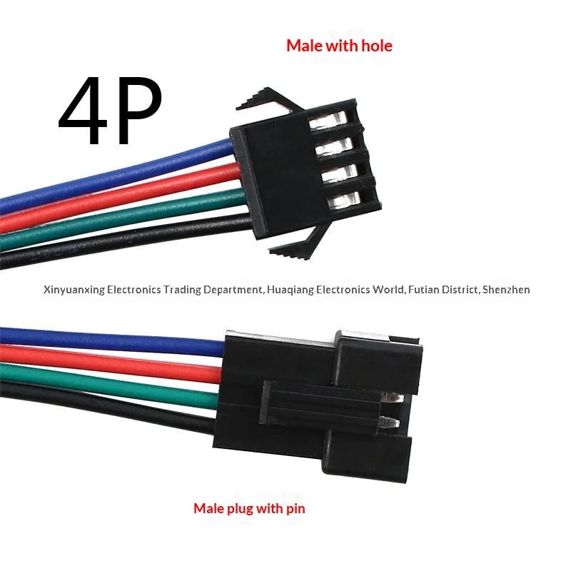 

Универсальные кабели SM с разъемами типа Air Plug (шаг 2.54 мм), 2P, 3P, 4P, 5P, 6P, для светодиодных лент и электропроводки