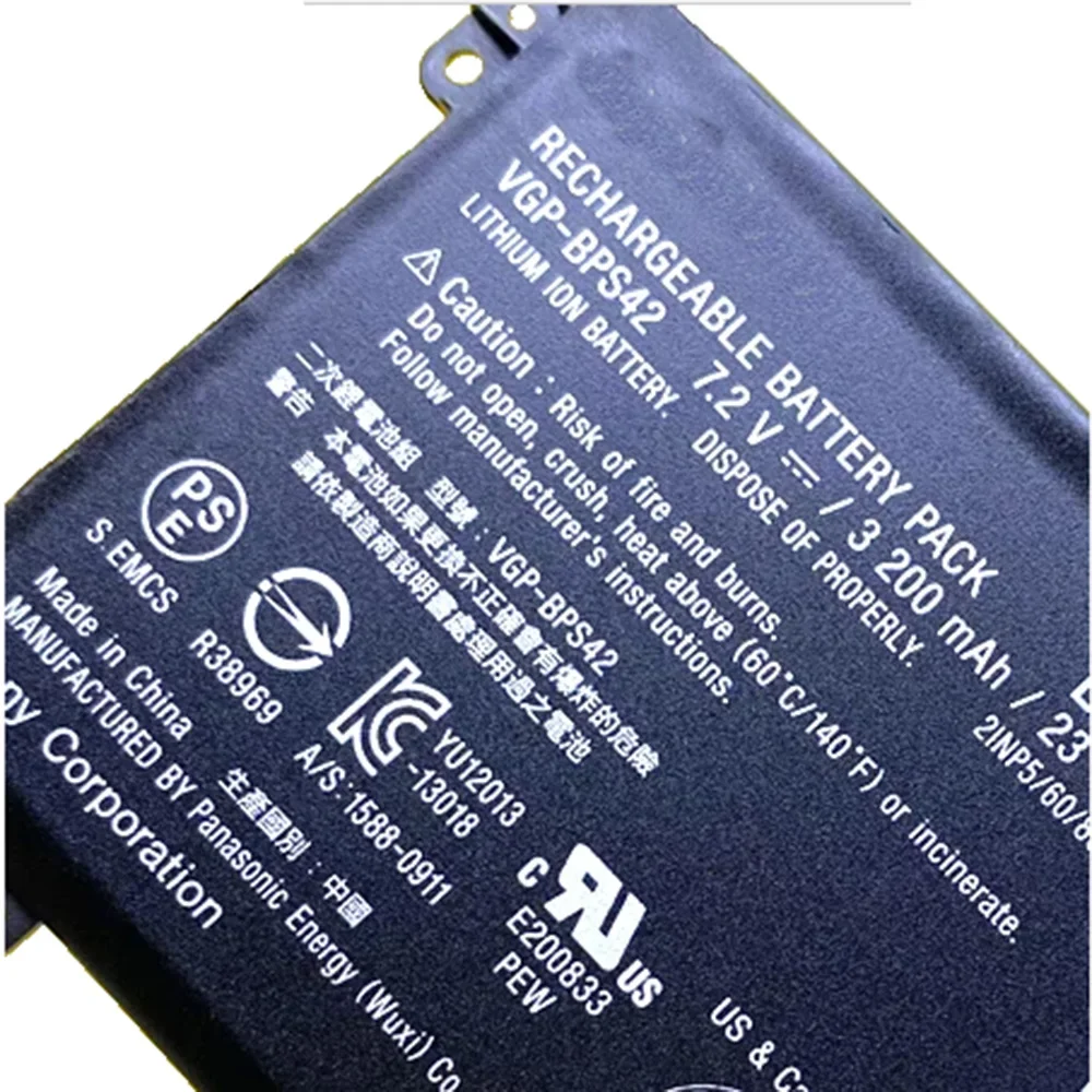 Imagem -03 - Bateria Original do Portátil para Sony 7.2v 23wh 3200mah Vgp-bps42 11a Svf11n14scp Svf11n15scp Svf11n18cw