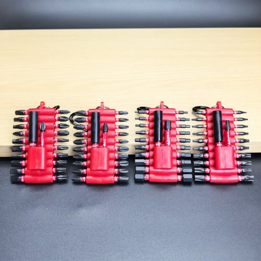 

Набор магнитных ударных отверток, 22 шт., с рукавом-органайзером, набор стальных электрических бит S2, мульти-отвертка, ударопрочность