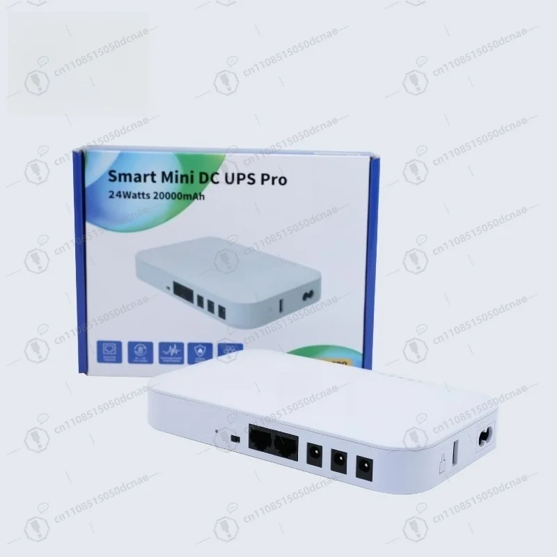 D6 D8 20000mAh DC UPS Uninterruptible Power Supply 24W POE EU US Plug Backup Power for WiFi  Router