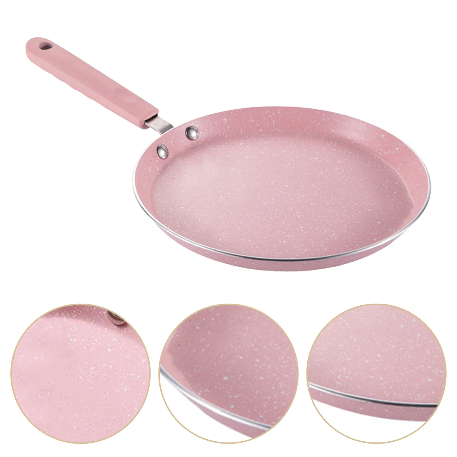 

1pc Maifan Stone Non-Stick Frying Pan Aluminum Alloy Cooking Pan Portable Kitchen Fryer For Steak Pancake Baking Sturdy Handle