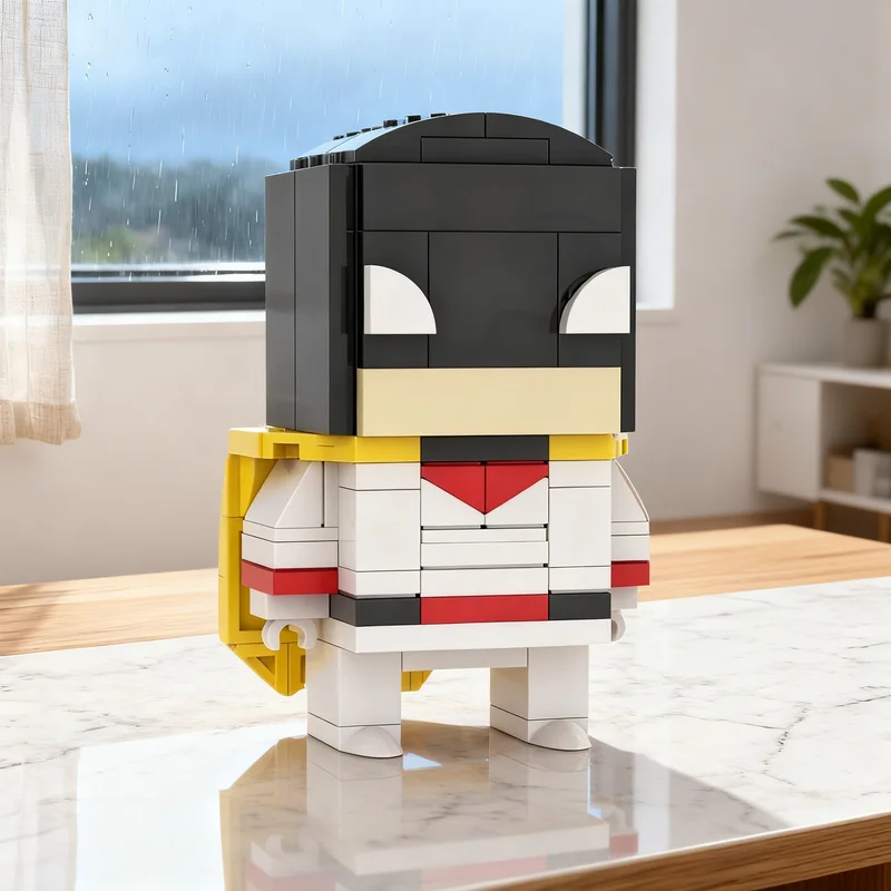 

Набор из 109 деталей MOC Space Ghost Brickheadz: Креативный конструктор для сборки, подарок, декор для дома и офиса, премиум-класс для взрослых и детей