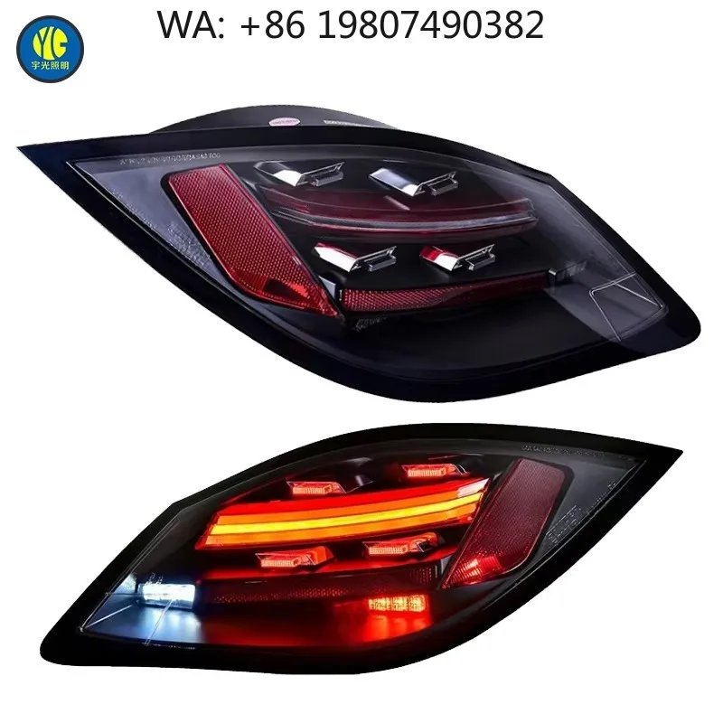 Dynamic DRL LED Taillight Assembly, Fog & Turn Signal Function, Waterproof Plug and Play Rear Lamp 2009-2012