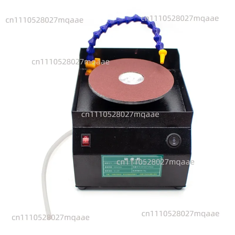 Water-Cooled Electric Knife Sharpener - 150mm Wet/Dry Grinding Wheel with One-Touch Water Circulation System & Adjustable Speed