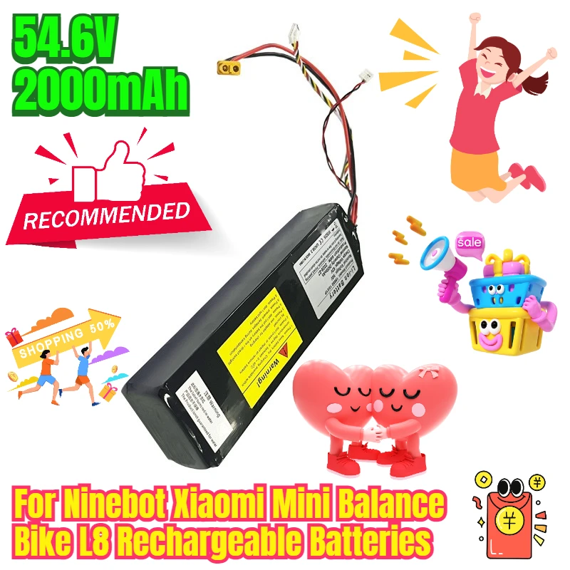 

54.6V 2000mAh for Ninebot Xiaomi Mini Balance Bike L8 Rechargeable Batteries
