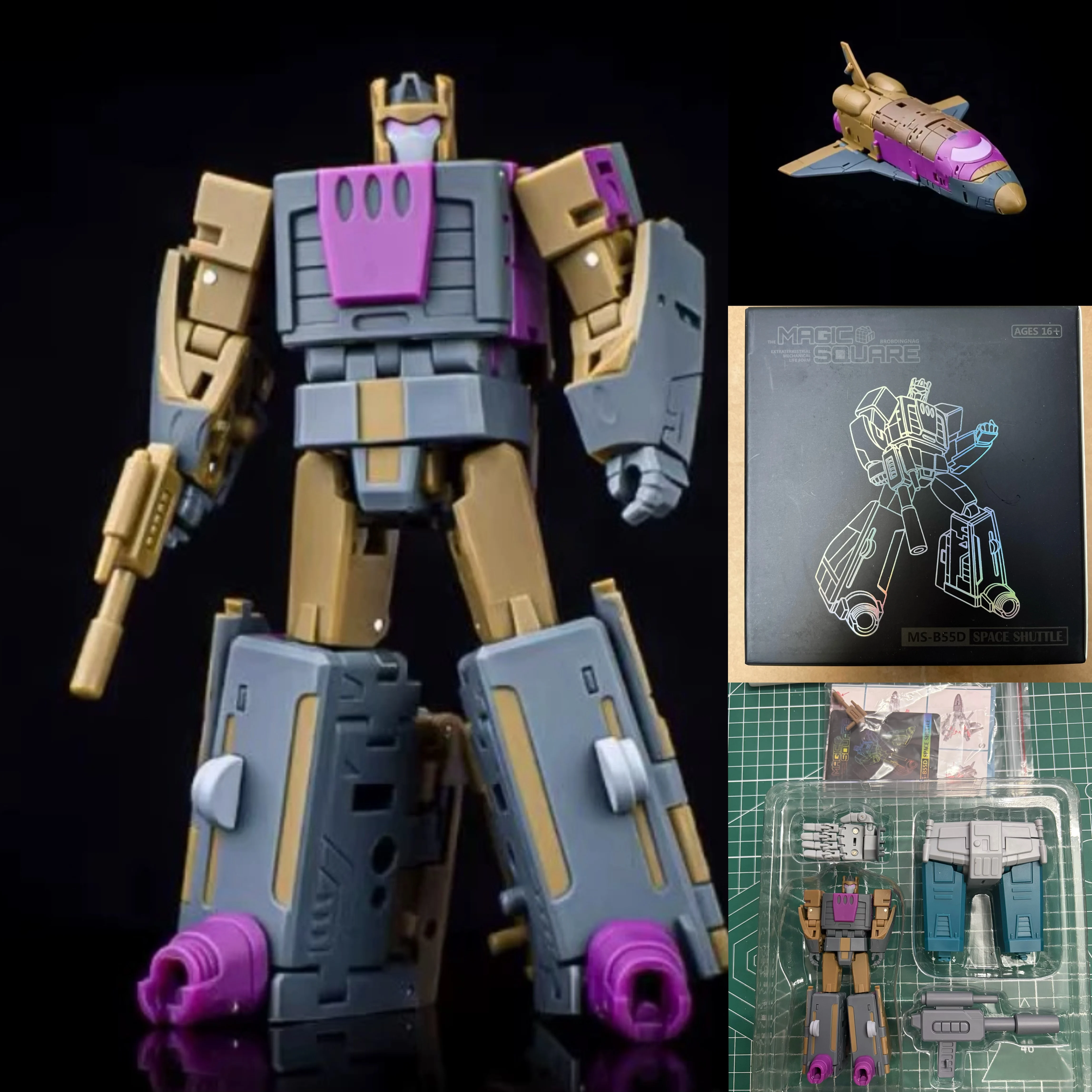 

Magic Square Transformation MS-B55D BlastOff IDW MS-toys MSB55D Мини-фигурка небольшого размера