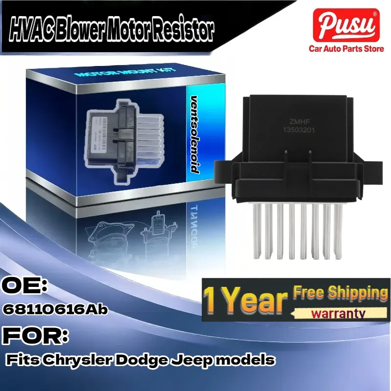 

Для моделей Chrysler/Dodge/Jeep | Резистор двигателя вентилятора Dorman 973-420 HVAC | Деталь 68110616Ab