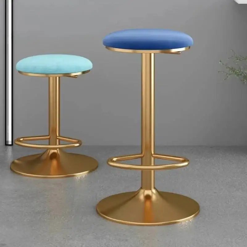 Stool Beauty Light Lift Chairs Modern Luxury Shop Household Stool Coffee Nordic Bar High Swivel Bar Chair Kitchen Furniture