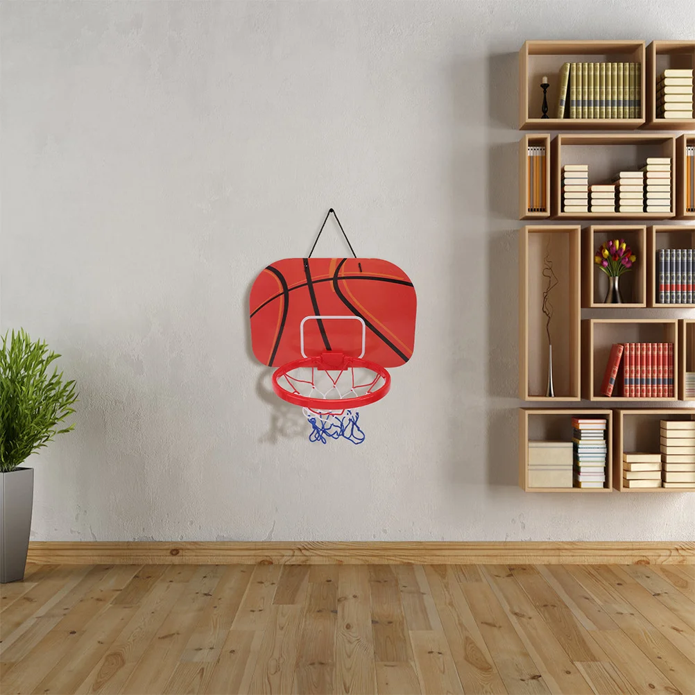 1 set di cornici da basket durevoli, mini portabici da basket sospese per bambini, giochi per interni ed esterni, giochi di intrattenimento