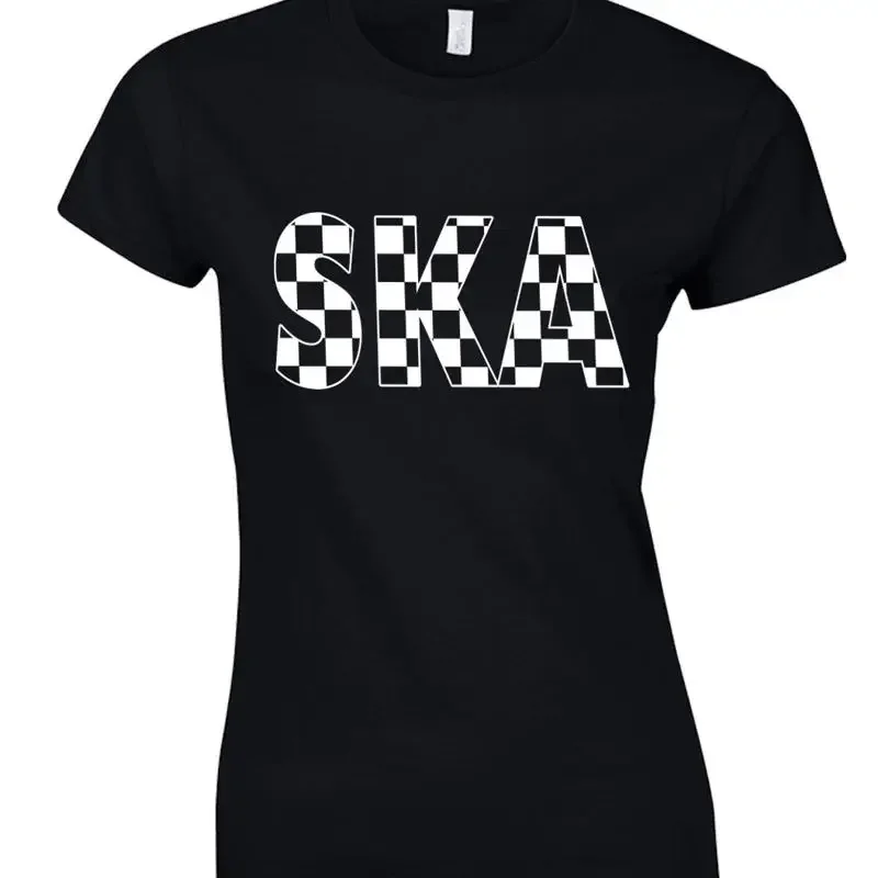 Ska Ladies T Shirt 2 Tone Reggae Music Jamaica Specials Madness Beat Selector
