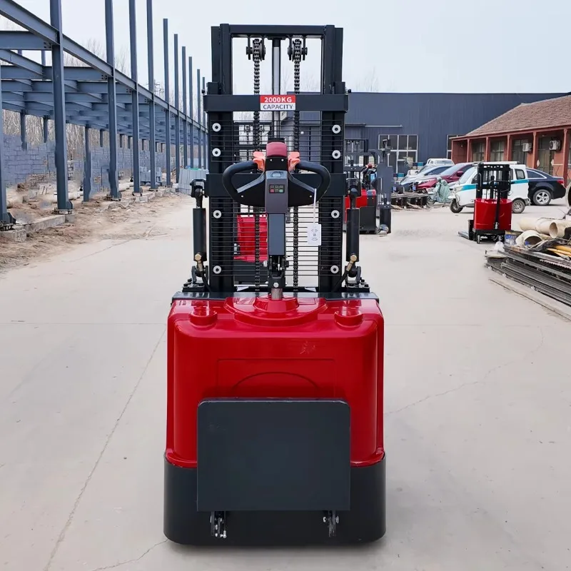 Customized Environmental Protection Electric Pallet Stacker 48V Lithium Battery High Efficiency Motor 1-3t CE Certified