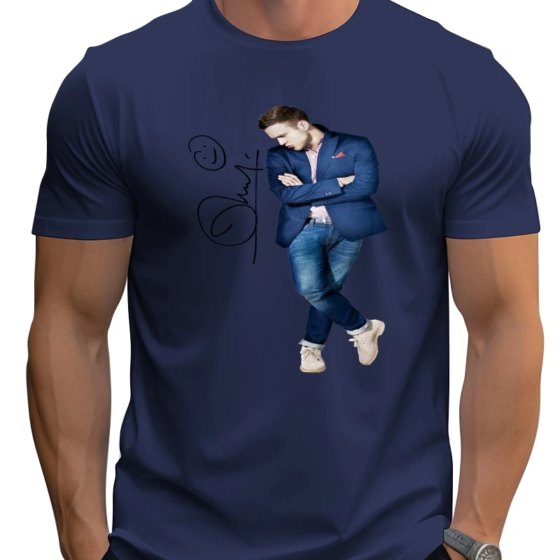 

T461 signed Olly Murs t shirt tee t-shirt autograph signature Secret Santa