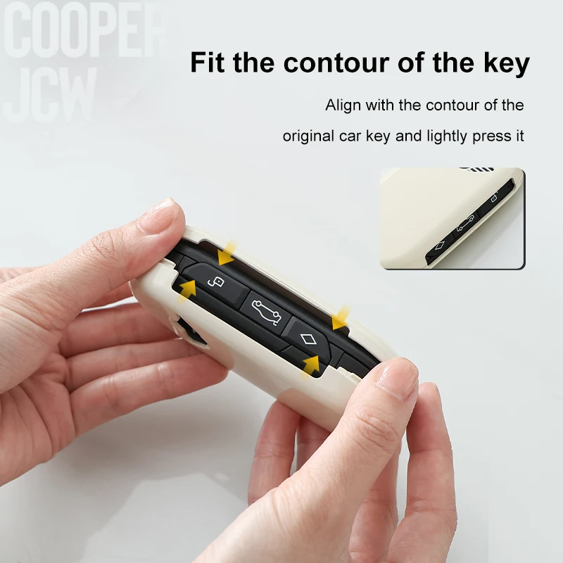 Car Remote Key Cover Protection Cover Shell For Mini Cooper S JCW J01 J05 U25 F65 F66 F67 Countryman Auto Key Cover Accessories view 4