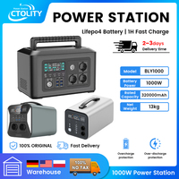 1024Wh Portable Power Station 1000w Lifepo4 Battery Pure Sine Wave EU Socket Warehouse Stock Camping Equipment Solar Generator