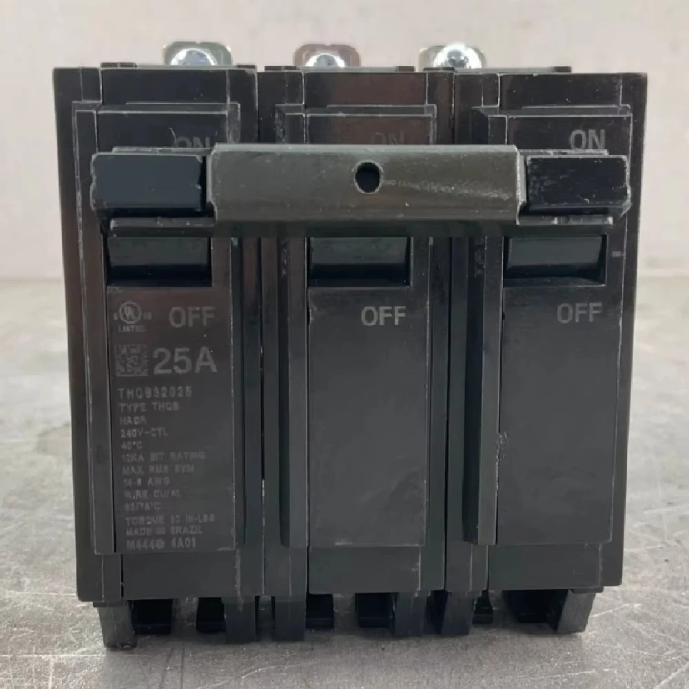 Автоматический выключатель Thqb32025, 25 А, 3-фазный, 240 В, провод 14-8 AWG, медь/алюминий, новый, оригинальный, промышленный программируемый контроллер PLC.