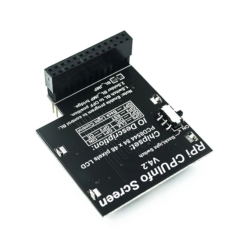 1/2/5/10/20 unidades CPU Info Tela LCD de 1,6 polegadas 84 * 48 com interruptor de luz de fundo adequado para Raspberry Pie 3B +