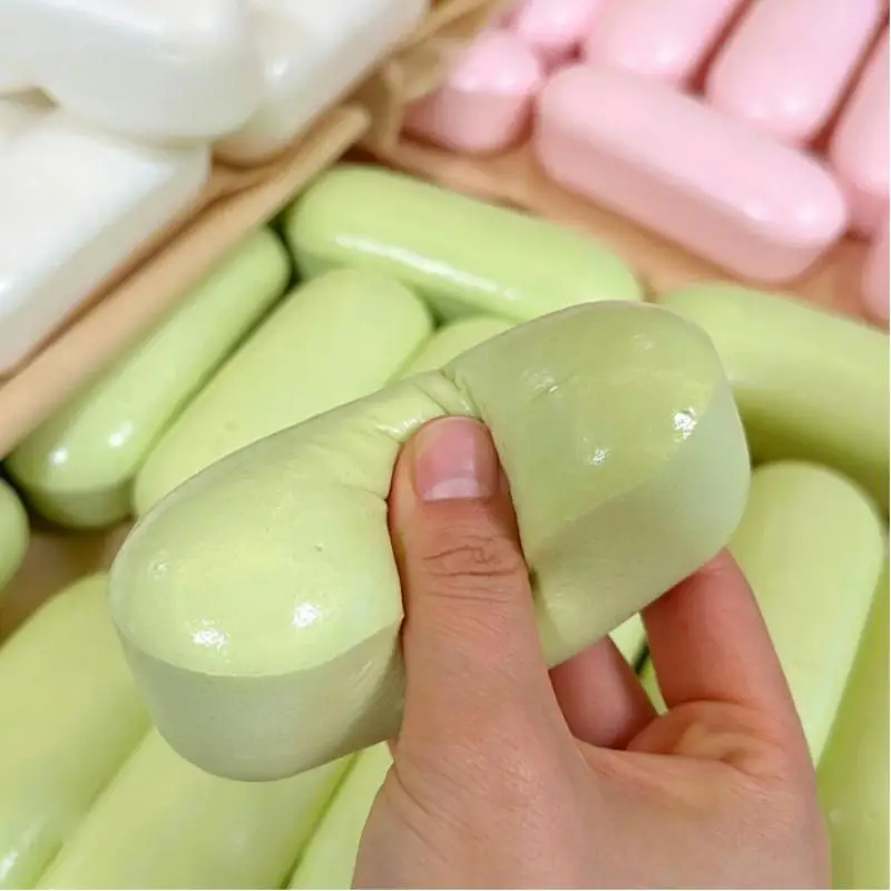 1Pcs Slow Rising Thumb Rice Cake Squeeze Toy Kawaii Cheese Bread Stress Toy for Valentines Day Small Gift