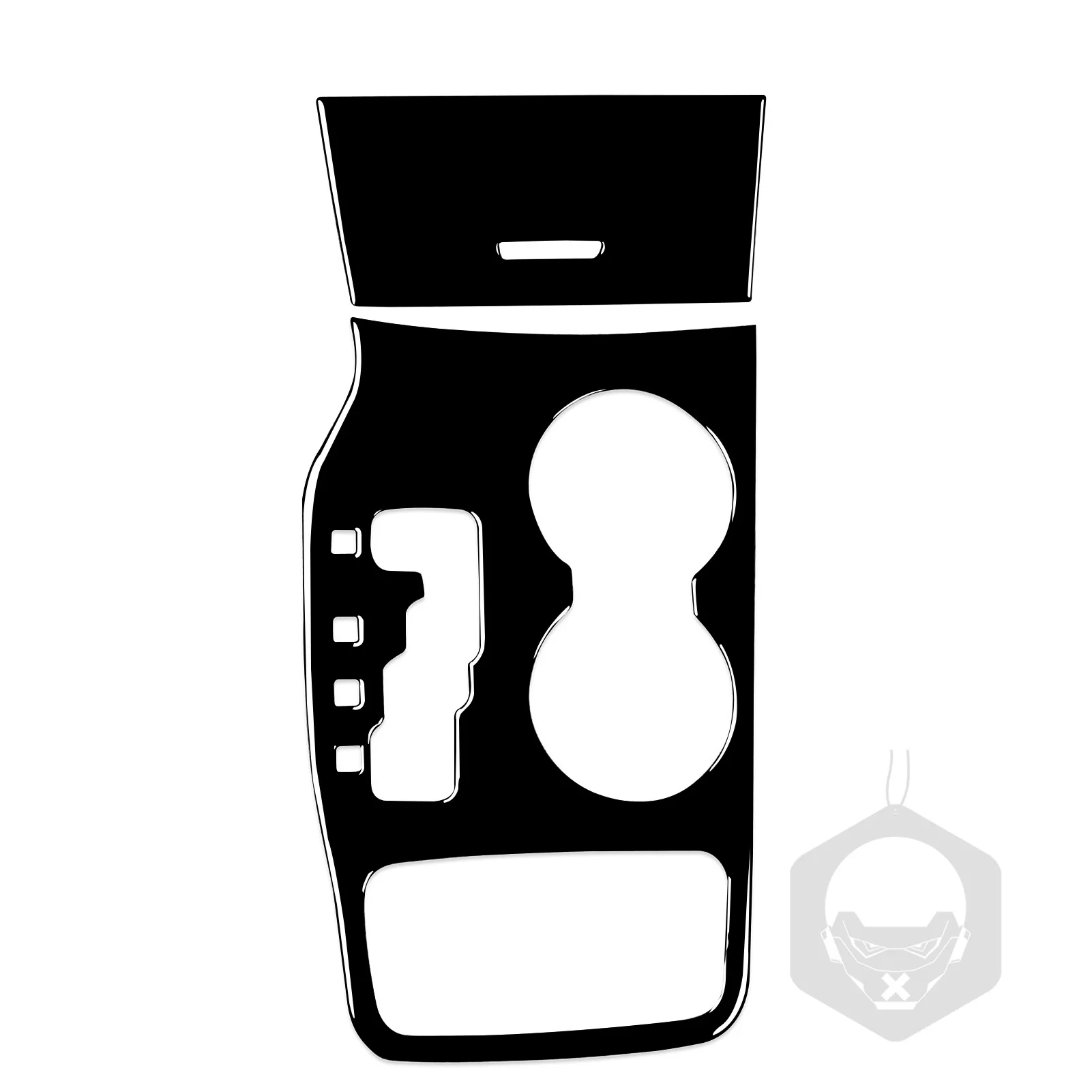 For Jeep Grand Cherokee 2011 2012 2013 Piano Black Gear Shift Cup holder Panel Cover Car Interior Accessories Decorative Sticker
