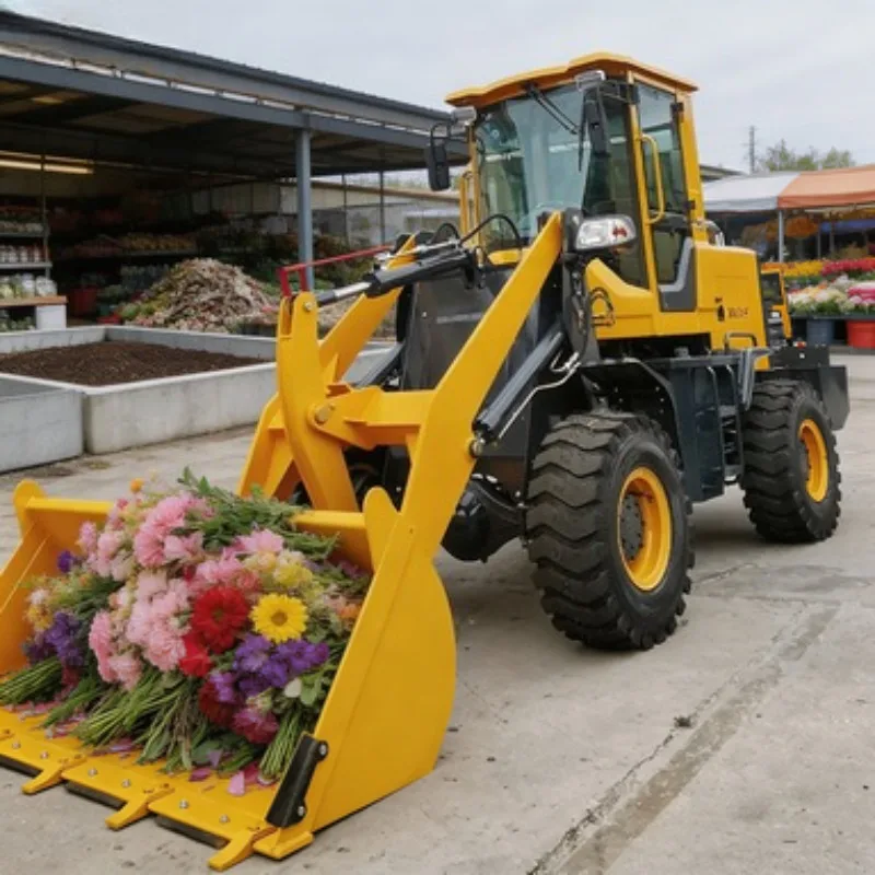 Rigid Loader Machine Front End Wheel Loader 4 Ton 2.4m³ Bucket for Infrastructure Material Loading Work Use Project Site