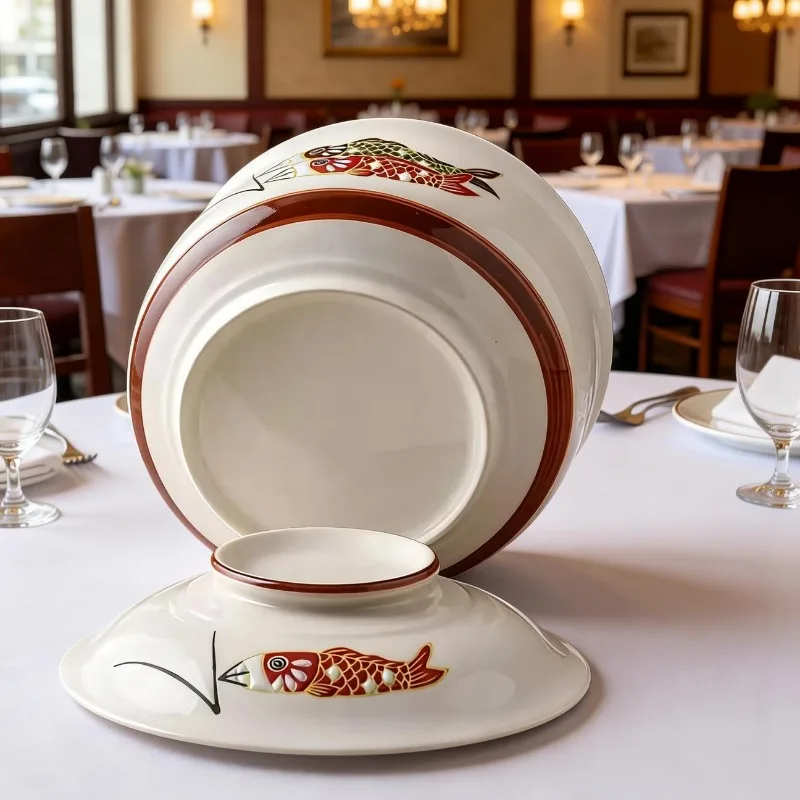 Niedliche Schüssel für Ramen, Weihnachtsgeschirr, Lecreuset Küchenschüsseln, Porzellan-Geschirr, Keramik-Mischschale